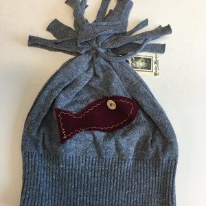 NWT Muskie Maiden Gray Tassel Baby Beanie